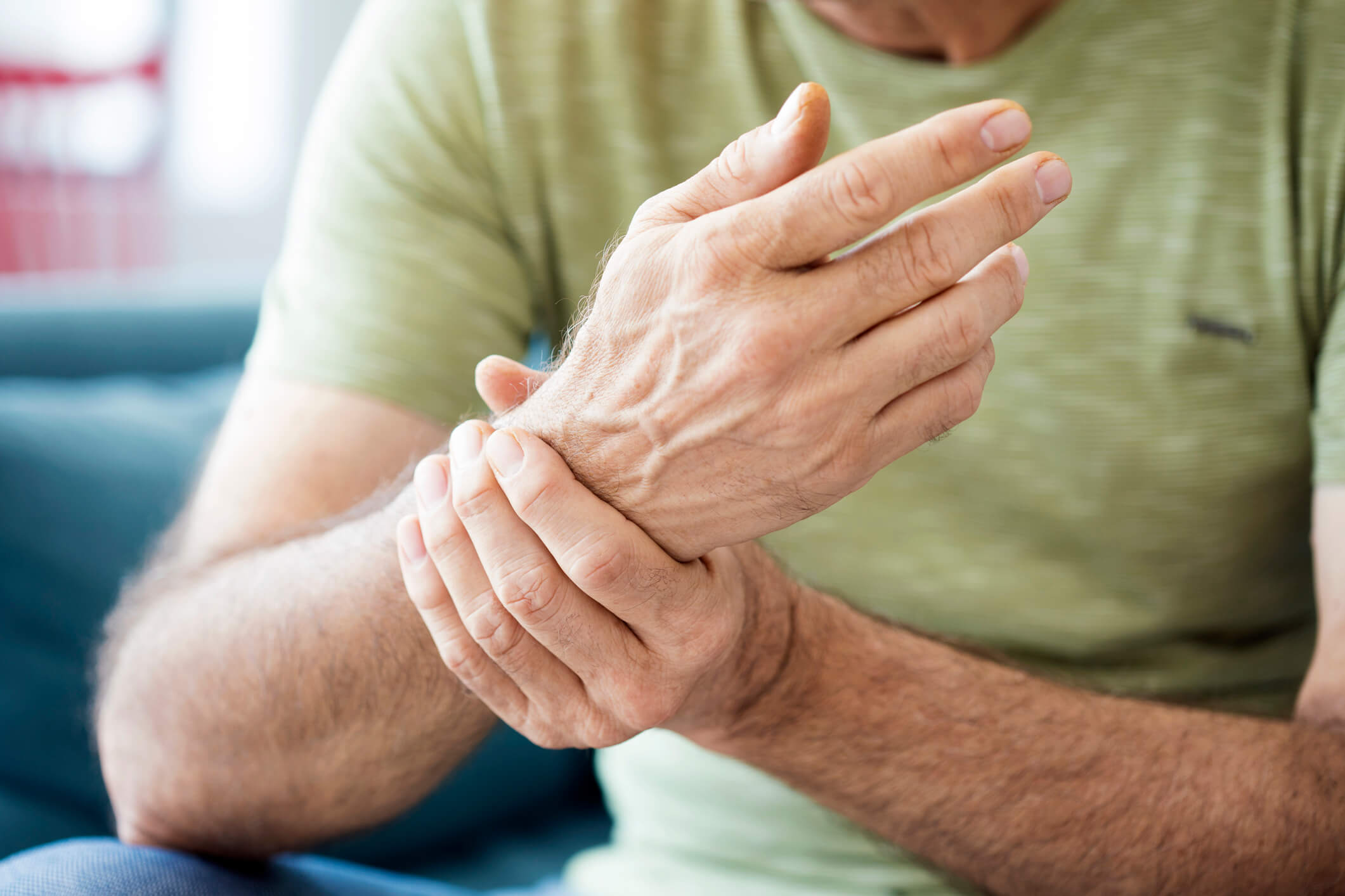 Carpel tunnel syndrome causes pain and numbness in the wrist, fingers and thumbs.