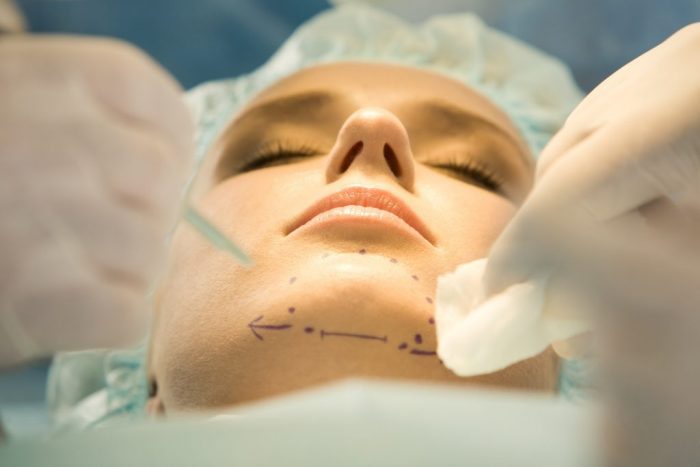 The surgeon reshapes the nose into the desired shape or size.