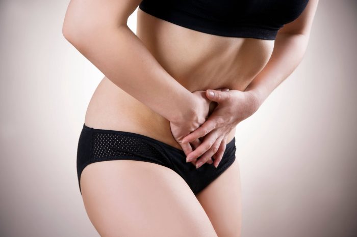 Endometriosis can cause pain in the pelvis and stomach.